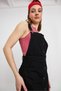 1010 Front Buttoned Salopet Black - 4