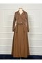 Double Trench Coat Suit with Skirt Pocket Rc3080
