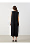 Original Oval Collar Textured Dress - 5