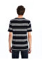Crew Neck Short Sleeve Striped Men's T-Shirt - 4