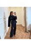 Women's New Season Trend Elizabeth Denim Jacket Pants Suit 7777 - 3
