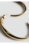Auger hoop earrings
