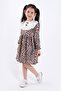 Girl Scalloped Leopard Dress