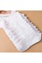 Economical Pack of 10 Unisex White Short Sports Booties Socks - 5