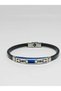 Men's Vegan Surgical Steel Bracelet, Modern Design, 20 cm No 8