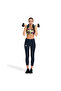 Panel 7/8 Women's Blue Casual Style Leggings 005588700 - 3