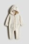 Knitted cotton all-in-one suit