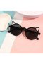 Girl Baby Black Cat Framed Sunglasses (Measures 12.8 X 13 cm) - 2