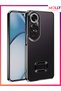 Lou Laser Transparent Silicone Case with Black Lens Protector on the Edges for Oppo A60