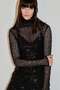 Long sequined net dress - 4