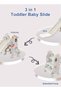 Children's Freestanding Slide Indoor Household Small Kids Slide for Toddlers Folding Indoor White - 6