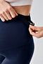Thermal Brushed Inside Warm Stretchy Adjustable-Waist Winter Maternity Leggings T10 - 2
