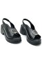 Genuine Leather Comfort Orthopedic Women's Sandals Black - 2