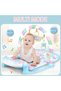 Baby fitness frame baby pedal toy 0-18 months newborn music piano 0913-Blue - 6