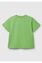 Boy's Pistachio Green Photo Printed Crew Neck T-Shirt - 2