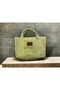 Women's Totebag Pistachio Green Waxed Canvas Bag - Original Size - 2