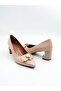 Women's Genuine Leather Heeled Shoes - 3