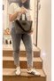 Mini Size Magnetic Waxed Canvas Anthracite Color Clutch Bag / Cross Strap - 4