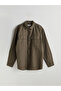 Regular Fit Long Sleeve Men's Shirt Jacket - 5