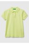 Girl's Yellow Logo Pique Polo T-Shirt