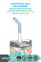 590ml Patterned Straw/No Straw Dual Use Tumbler Coffee Glass/Mug Stainless Steel Thermos - 2