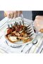 Meat Claws Set:  BBQ Bear Claws with Wood Handles for Shredding Pulled Pork, 2 pcs. - 3