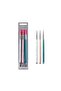 Nail Art Fine Bristle Brush Set – 3Pcs Professional Nail Art Brushes