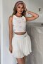 Women's Pleated Balloon Mini Shorts Skirt - 5
