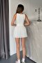 Women's Pleated Balloon Mini Shorts Skirt - 2