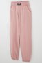 Girl's Sweatpants with Crest Detail on Waist and Pearls for Ages 9-14, Dried Rose - 3