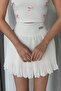 Women's Pleated Balloon Mini Shorts Skirt - 4