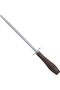 Since 1911, Made In Brazil - Churrasco 8 Inch Grooved Sharpener With Carbon Steel Rod