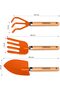 Since 1911, Made In Brazil - 3-pieces Garden Tool Set - Garden Trowel Garden Fork Cultivator - 7
