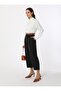 Basic Mold Belted High Waist Trousers - Black - Refka - 2