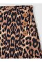 Girl's Leopard Patterned Shorts Skirt - 5