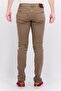 بنطلون جينز رجالي مطاطي بقصّة Extra Slim Fit، لون بني - 3