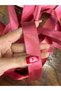 Satin Pink Ribbon Ribbon Sewing Clothing Accessory Width 25 mm (1 Metre) - 3