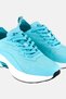 Women Lace Up Outdoor Shoes, Turquoise - 3