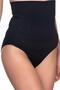 Black Mi 2009 High Waist Double Slip Corset - 2