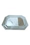 A set of trays of different sizes, melamine marble, for hospitality and serving - 2