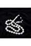 Imame /Hitame Beyzi Cut 10.5X13Mm Rosary with Ivory Pen Workmanship (51Gr) - 4