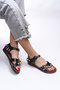 Sephlaurel Women's Sandals 0012195   Black - 2