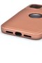 iPhone 13 Compatible Leather Look Hard Cover Case Tan Sand Beige - 5