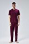 Rise 2Li 1St Quality Bamboo Lycra Men's Short Sleeve Pajama Set - 6