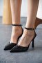 Women's Motta Thin Heeled Shoes - black-patent leather