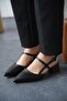 Women's Franco Low Heel Shoes - black-leather - 3