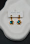 Zircon Stone Planet Sky Model Stainless Steel Women's Earrings - 3