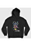 Unisex Black Band Gorillaz Hooded Sweatshirt 54152Tt
