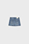 D60 denim mini etek - 7