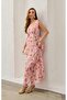 Chiffon Draped Dress - 3